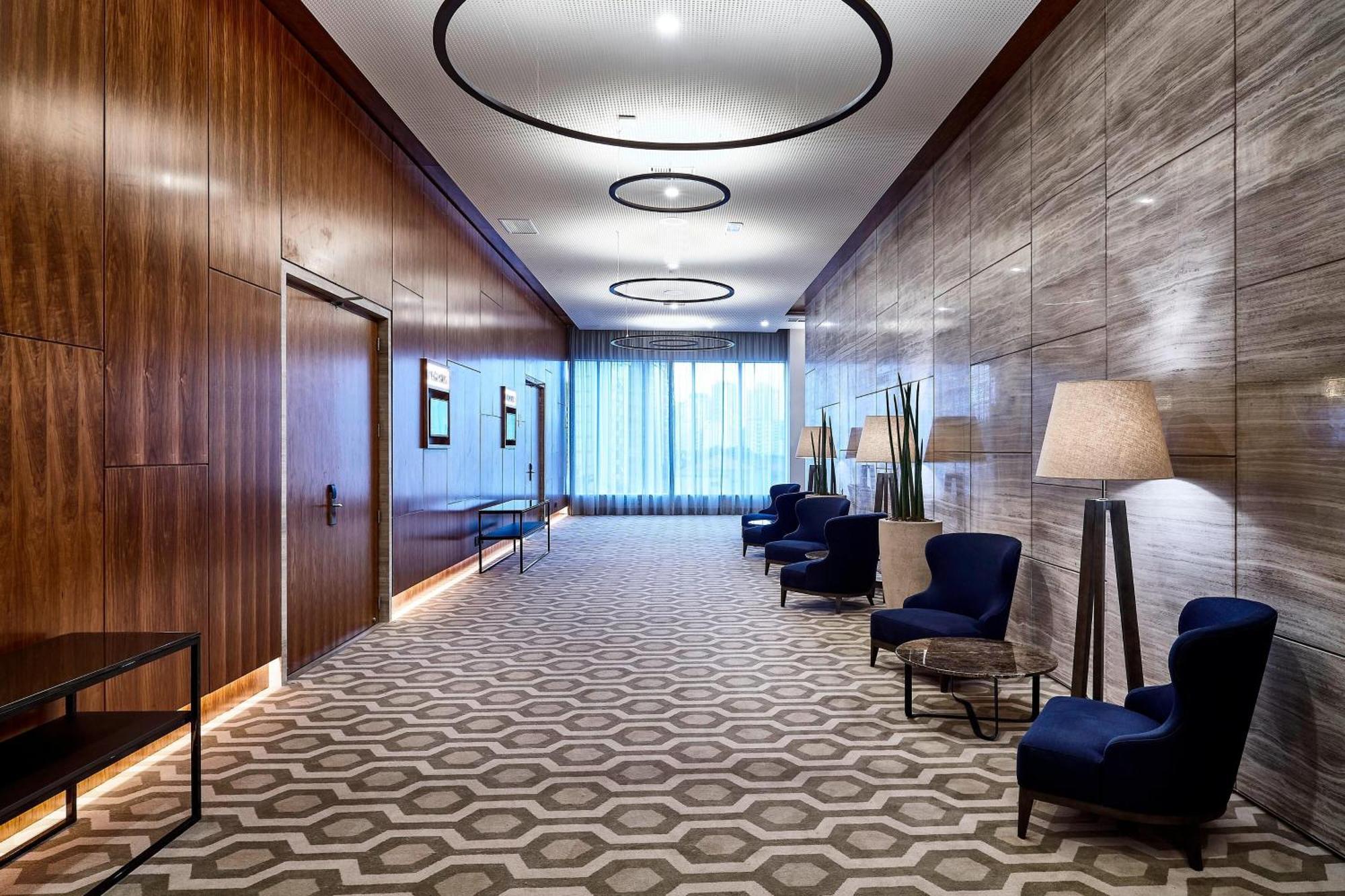 Sheraton Santos Hotel Exteriér fotografie The interior of the hotel