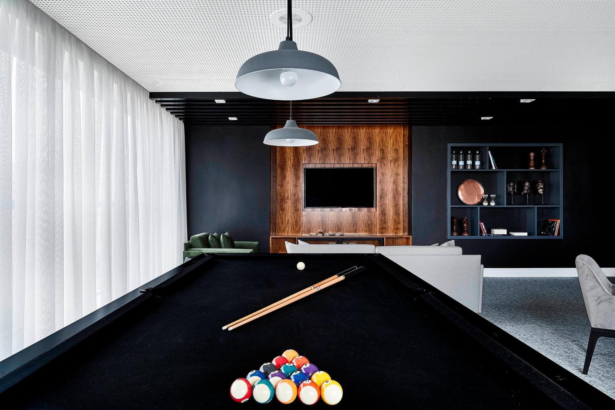 Sheraton Santos Hotel Exteriér fotografie The pool table at the home of the 2016 winner
