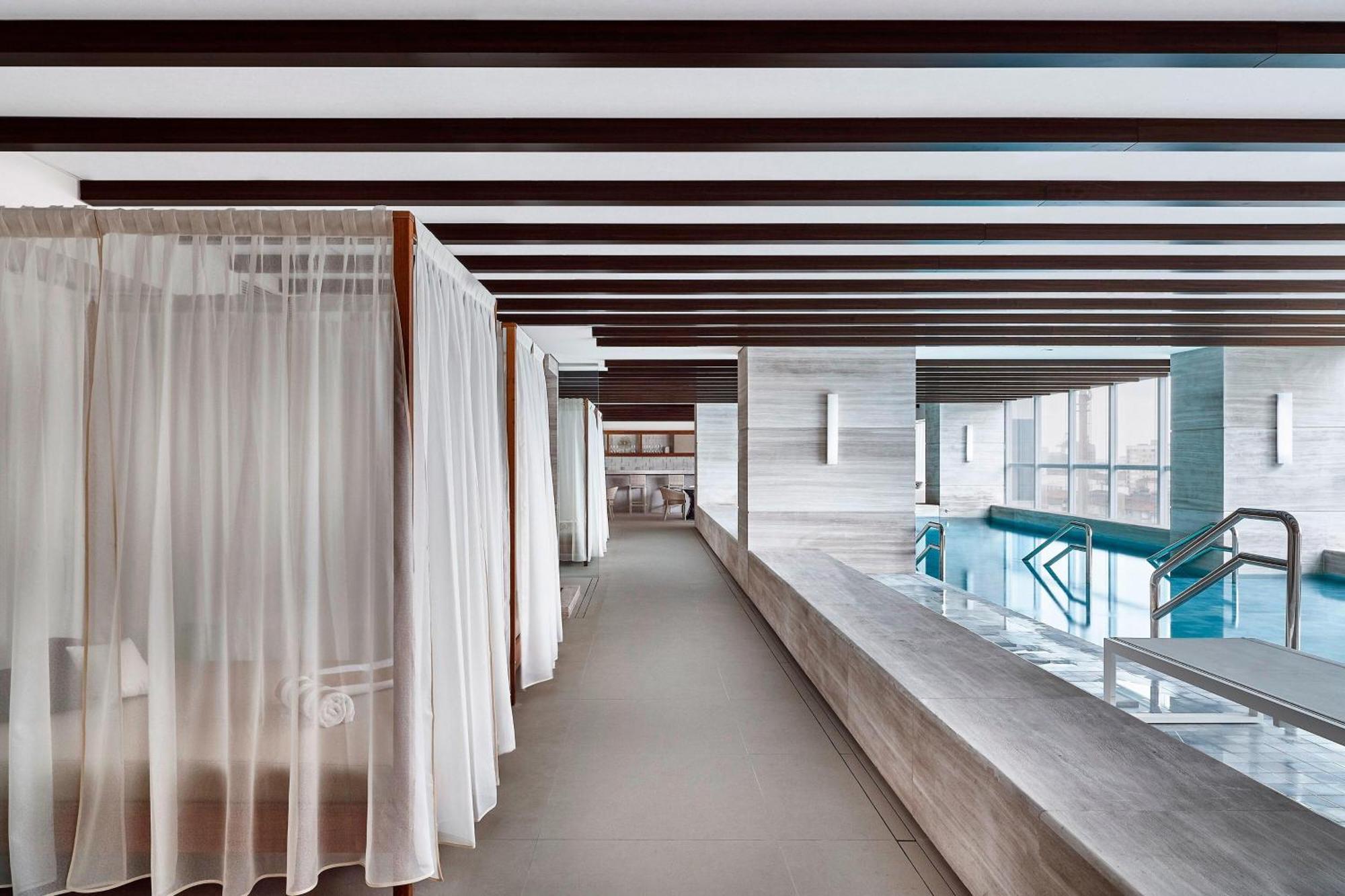Sheraton Santos Hotel Exteriér fotografie The interior of the new building