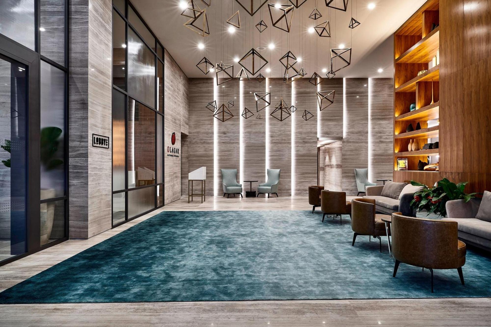 Sheraton Santos Hotel Exteriér fotografie The lobby of the hotel