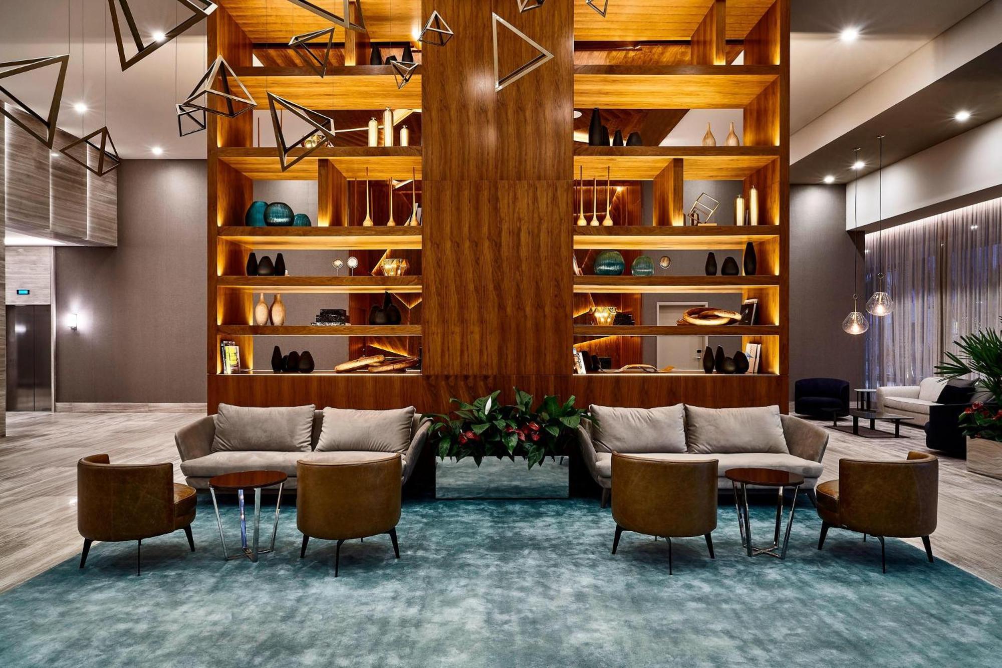 Sheraton Santos Hotel Exteriér fotografie The lobby of the hotel